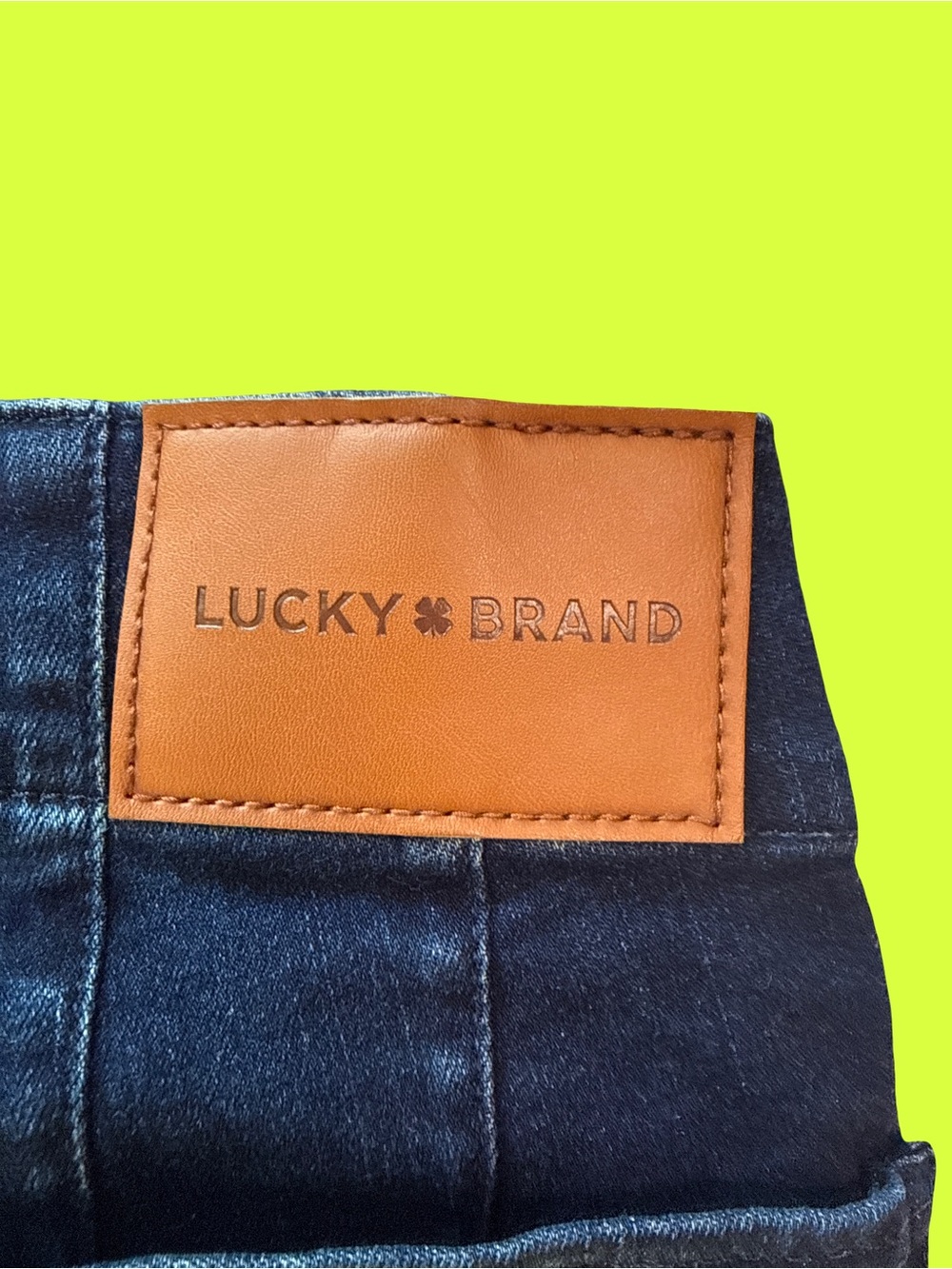 Lucky Brand Dark Blue Flare Jeans - High Rise Wide Leg - Picture 2 of 4
